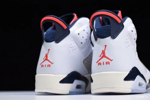 Rep Jordan White Infrared Tinker Grey-Sail 23-Neutral 384664-104 Retro 6 Air 0803